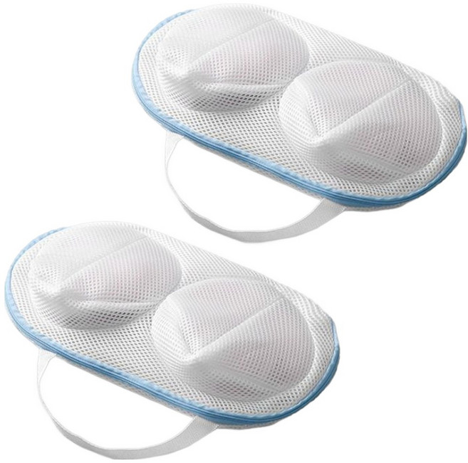 모던모어 3D 브래지어 세탁망, 블루, 2개