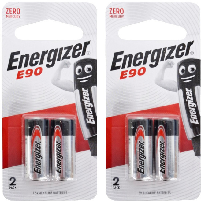 Energizer 勁量 5號 E90 鹼性電池, 2顆, 2組