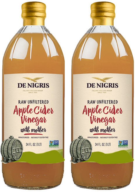 De Nigris 德尼格斯 未過濾蘋果醋, 1L, 2瓶