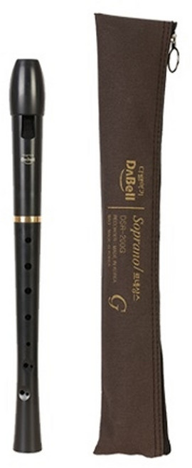 DABell 德式高音直笛 DSR-200G, 1個, 黑色