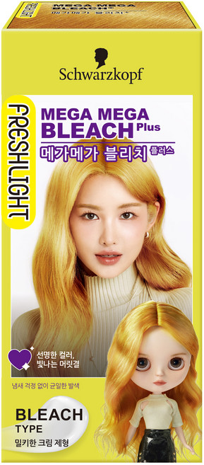 프레쉬라이트 플러스 헤어 탈색제, 130ml, 1개