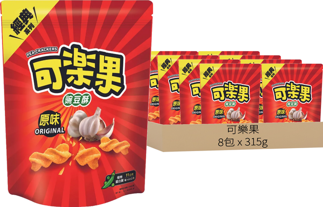 可樂果 原味, 315g, 8包