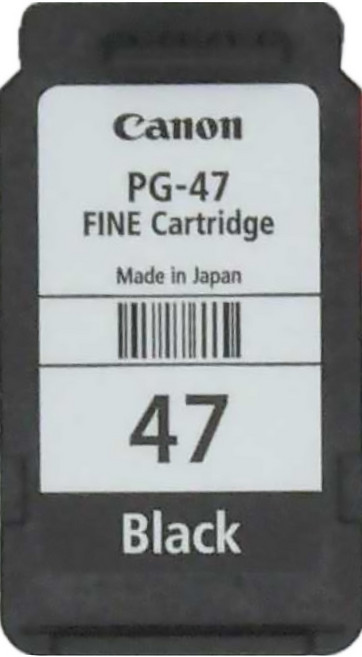 Canon 佳能 原廠墨水匣 PG-47 黑色, 1個