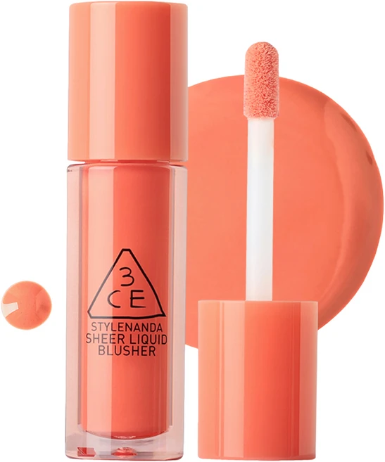 3CE 쉬어 리퀴드 블러셔, COZY PEACH, 1개 - 쿠팡