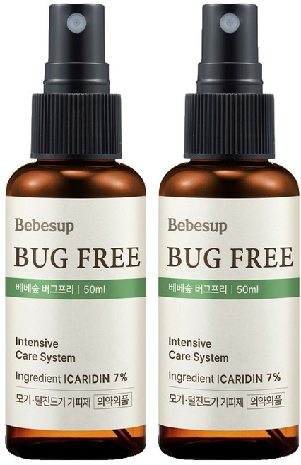 베베숲 버그프리액, 50ml, 2개