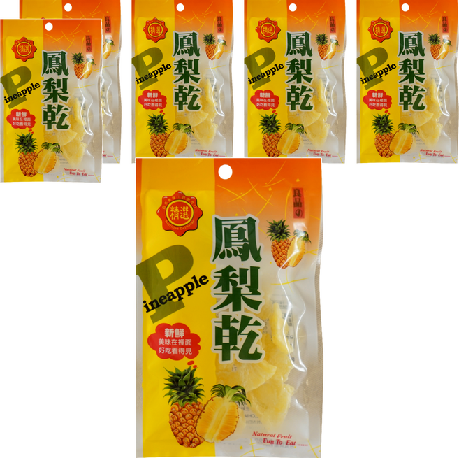 品味食族 鳳梨乾, 100g, 6包