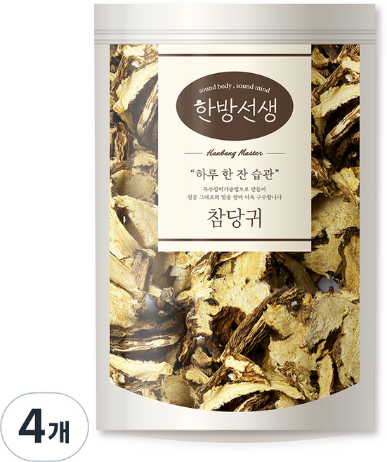 한방선생 국내산 참당귀, 300g, 4개