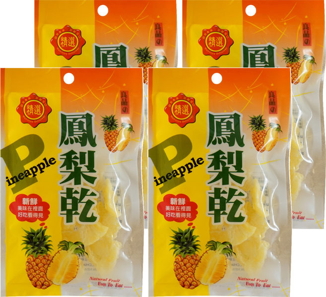 品味食族 鳳梨乾, 100g, 4包