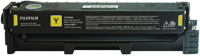 FUJIFILM 富士 彩色C2410系列 1500張 原廠原裝標準容量碳粉匣 CT351270, 黃色, 1個