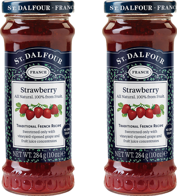 ST.DALFOUR 聖桃園 草莓果醬, 284g, 2罐