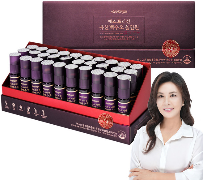 유한건강생활 에스트리션 유한백수오 올인원 30일분, 1개