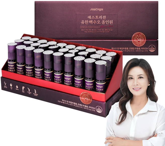 유한건강생활 에스트리션 유한백수오 올인원 30일분, 1개 - 쿠팡