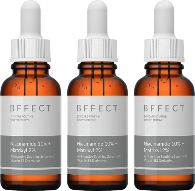 BFFECT 10B修復瓶 10%維他命B3 + 2%淡紋四胜肽, 30ml, 3瓶