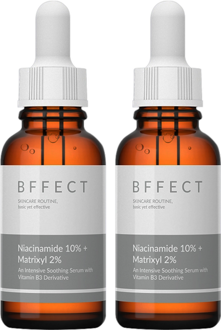 BFFECT 10B修復瓶 10%維他命B3 + 2%淡紋四胜肽, 30ml, 2瓶