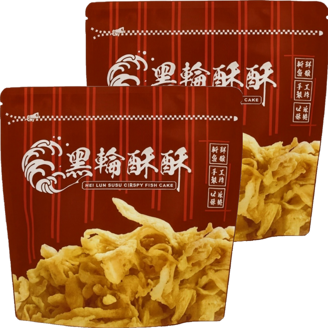 黑輪酥酥 酥炸黑輪片, 120g, 2個