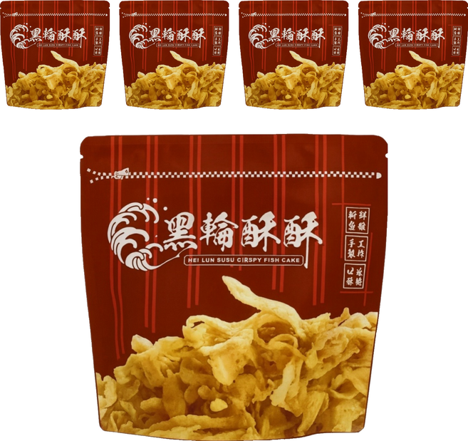 黑輪酥酥 酥炸黑輪片, 120g, 5個