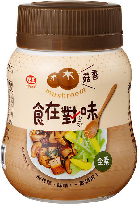 味王 食在對味 香菇風味調味料, 250g, 1罐