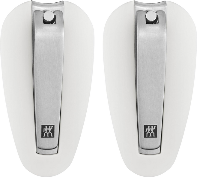 ZWILLING 雙人 TWINOX 紳士指甲刀 純鋼 DEKNZ0037 85mm, 白色, 2個