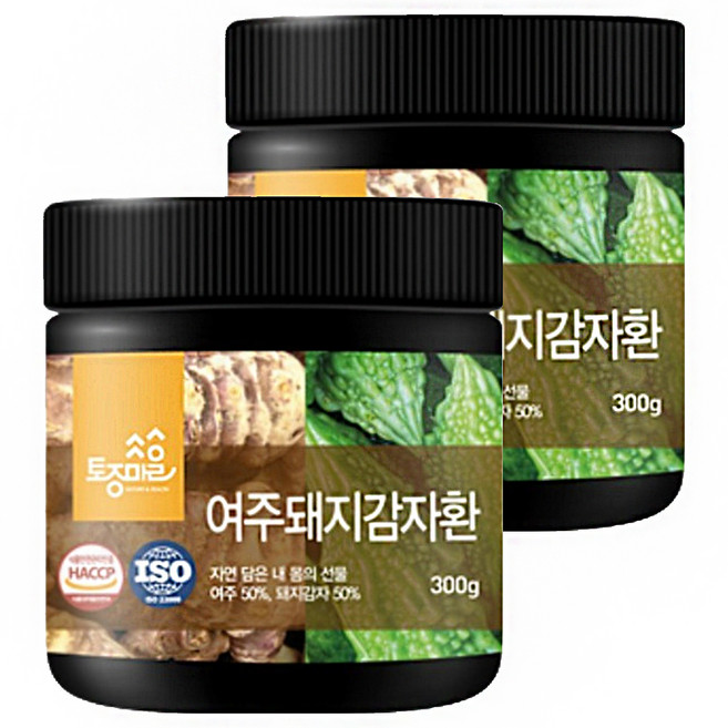 토종마을 여주돼지 감자환, 2개, 300g