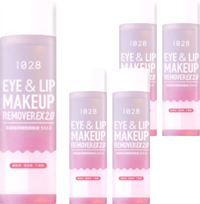 1028 深層清潔眼唇卸妝液 EX2.0, 90ml, 5瓶