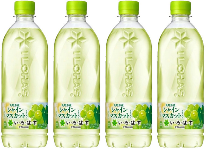 I LOHAS 白葡萄風味水, 540ml, 4個