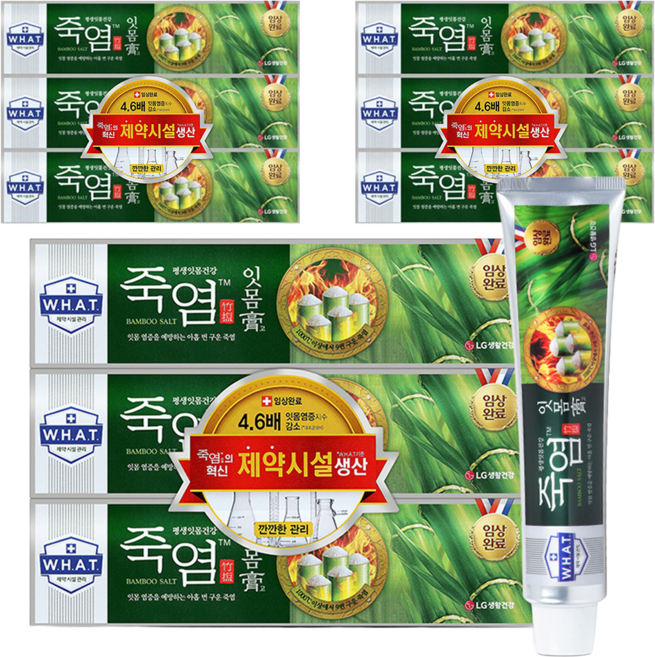 죽염 잇몸고 치약, 120g, 9개