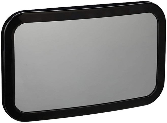 OhBabyLuxury 愛酷寶 加大安全座椅後視鏡, 黑色, 1個