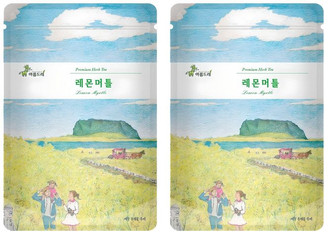 아름드레 삼각 티백 허브 차, 1.1g, 25개입, 2개