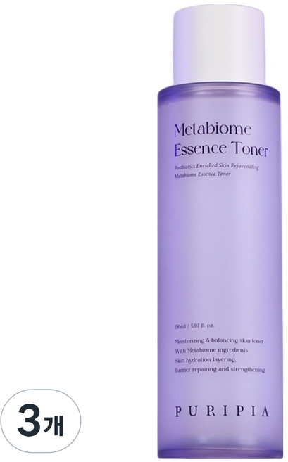 퓨리피아 유산균 탄력 에센스 토너, 150ml, 3개