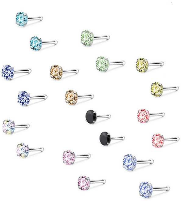 Brilliant Beauty 耀眼美人 閃耀鋯石鑽養耳棒 20個組