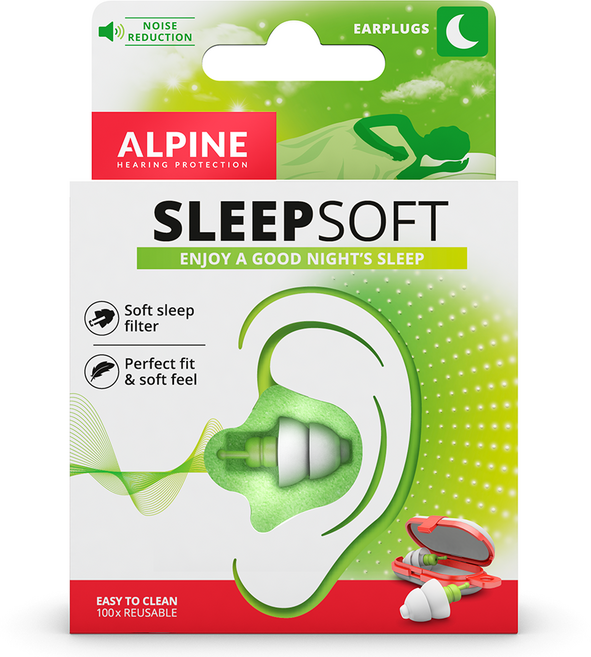 알파인 슬립소프트 수면귀마개, 1개, 1쌍