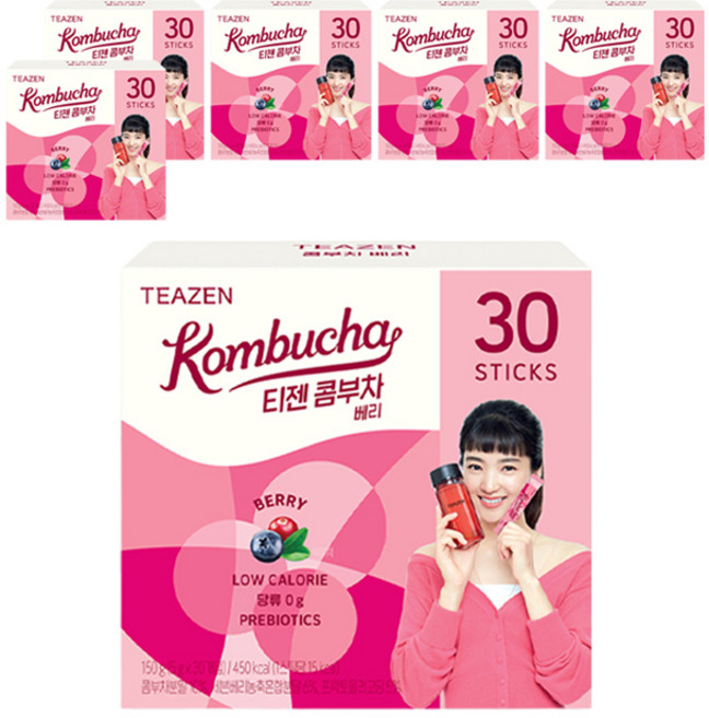 티젠 콤부차 베리, 5g, 30개입, 6개