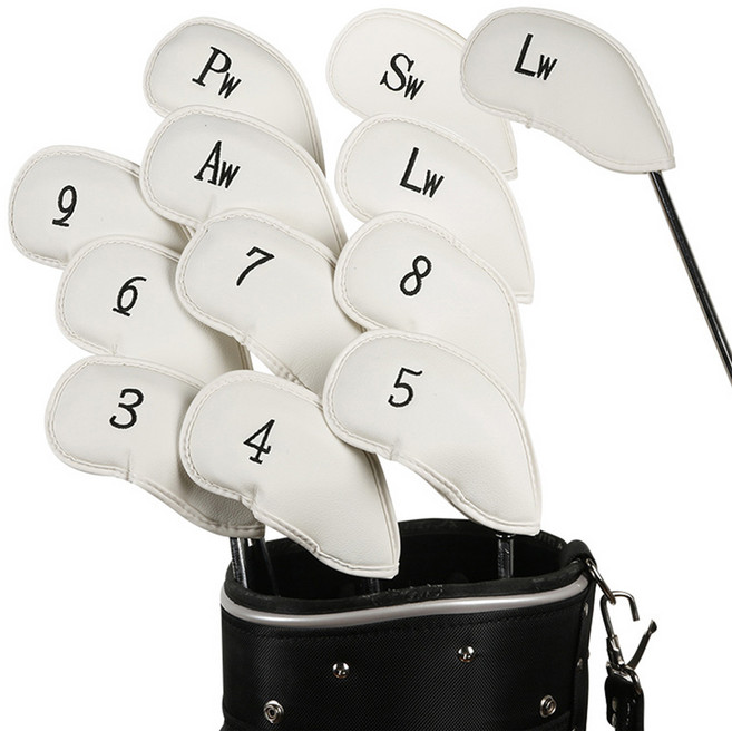 마메 아이언헤드 가죽 커버 12종 세트, 화이트, 1세트