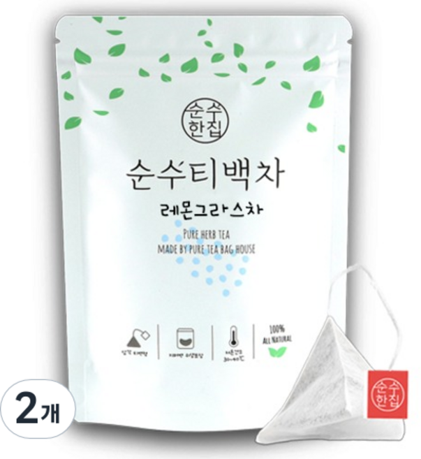 순수한집 레몬그라스차 티백, 1g, 10개입, 2개