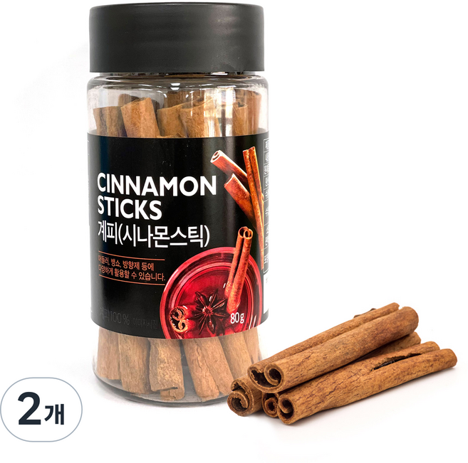 성진식품 시나몬 스틱, 80g, 2개