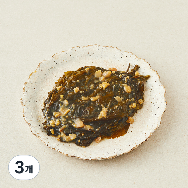 여담찬 된장깻잎, 1kg, 3개