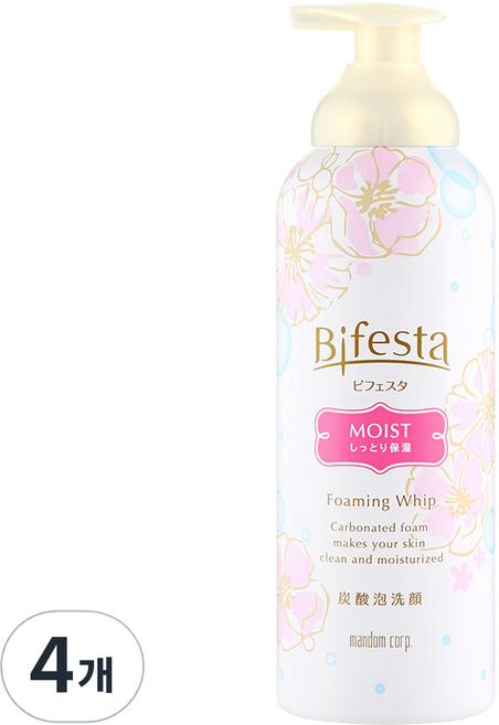 비페스타 클렌징 무스폼 모이스트, 180g, 4개