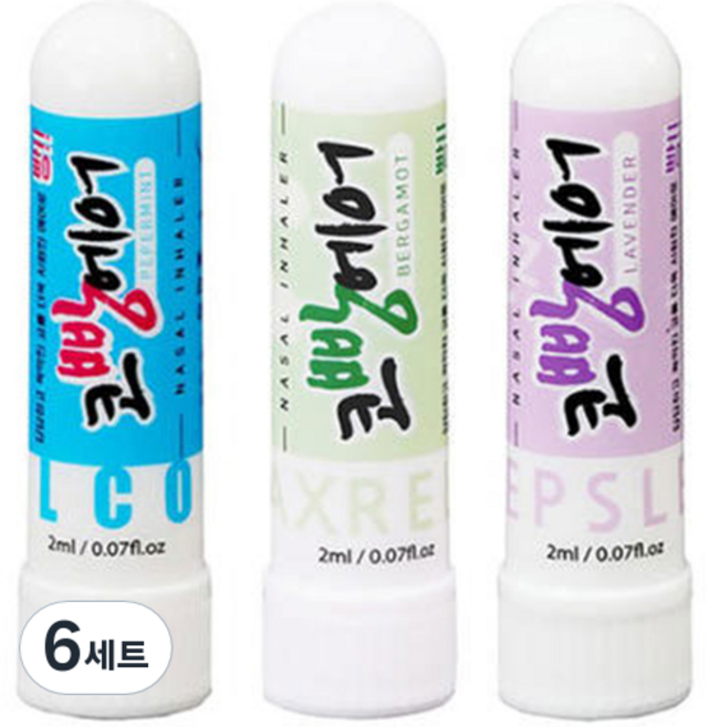 코빵에어 아로마 쿨 + 슬립 + 릴렉스 세트, 6세트