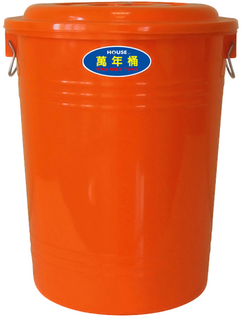 HOUSE 好室喵 耐衝擊 萬能桶 附蓋 106L, 顏色隨機