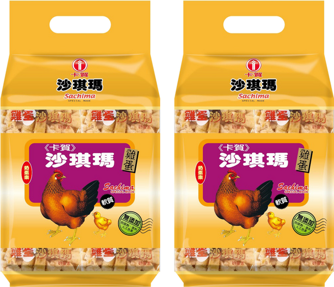 卡賀 雞蛋沙琪瑪, 750g, 2袋
