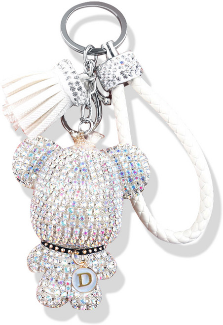 지엠지모터스 블링베어 열쇠고리, 1개, 화이트