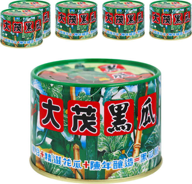 大茂 黑瓜, 170g, 6罐