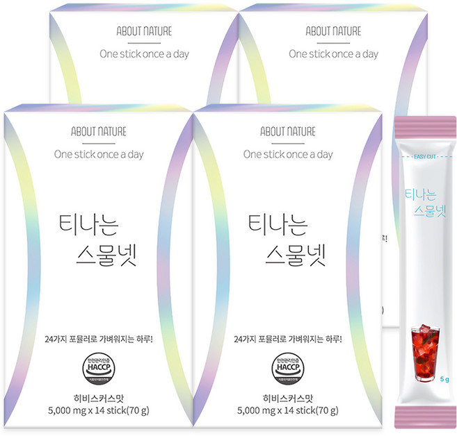 어바웃네이처 티나는 스물넷, 70g, 4개