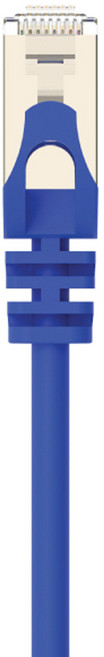 POLYWELL 寶利威爾 CAT6A 高速網路線 10Gbps RJ45 福祿克認證 PW15-W58-H003, 0.3m, 藍色, 1條