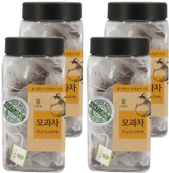 자연애 모과차 티백, 1g, 20개입, 4개