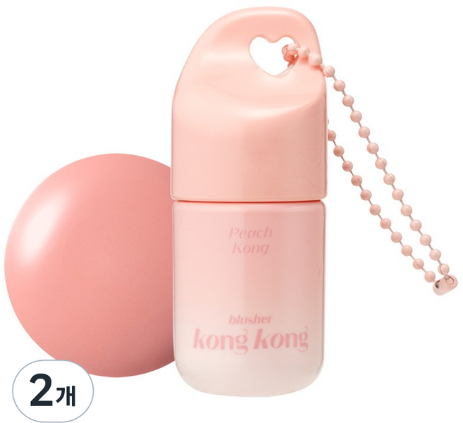 ETUDE Kong Kong 腮紅 7g, 01 蜜桃Kong Kong, 2個