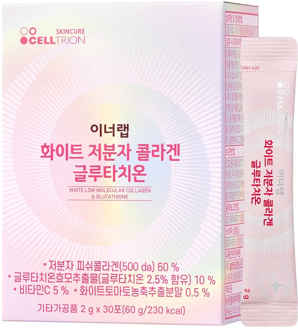 이너랩 화이트 저분자 콜라겐 글루타치온, 60g, 1개 - 쿠팡