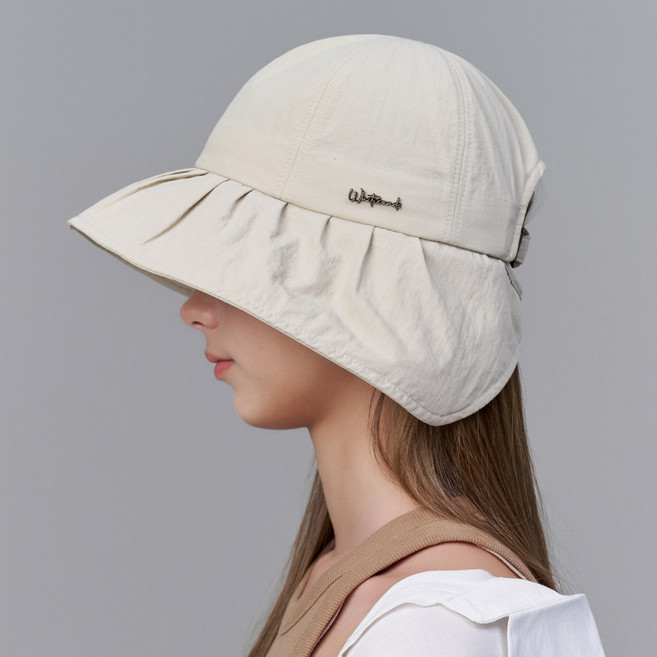 화이트샌즈 에어텍스쳐 셔링 보닛햇 디난트