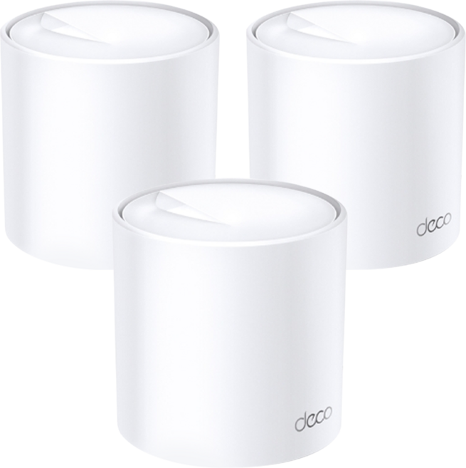 tp-link 台灣公司貨 家用 v3.2 AX1800 完整家庭Mesh Wi-Fi 6系統無線分享器 3個, 1套, Deco X20(3-pack)