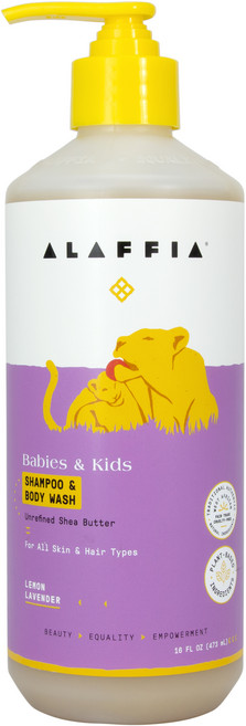 [쿠팡수입] 에브리데이 시어 베이비즈 앤 업 샴푸 앤 바디워시 레몬 라벤더, 473ml, 1개